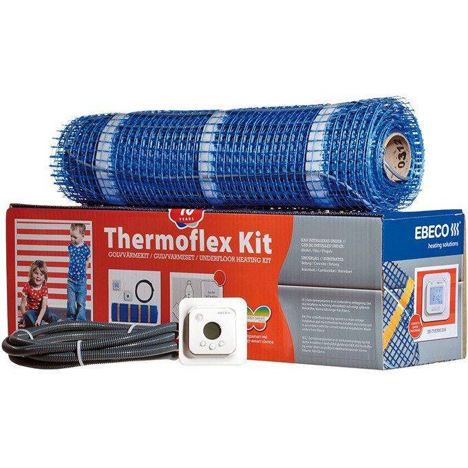 Lattialämmitysmatto Ebeco Thermoflex Kit 200, 6.6m², 0.5x13.2m, 780W