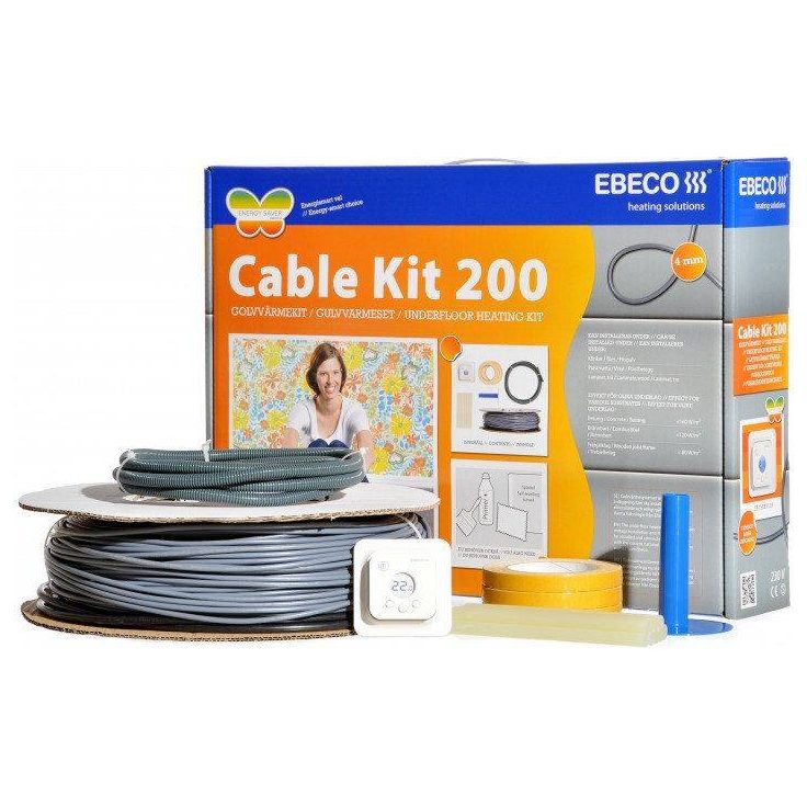 Lämpökaapeli Ebeco Cable Kit täydennyssarja 107m 1180W
