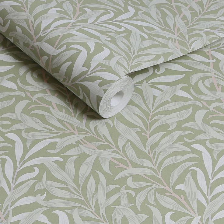 Tapetti William Morris At Home Willow Bough, kasvi, non-woven, eri värejä