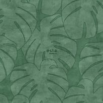 Tapetti ESTA Jungle Fever 139004, 0.53x10.05m, non-woven, vihreä