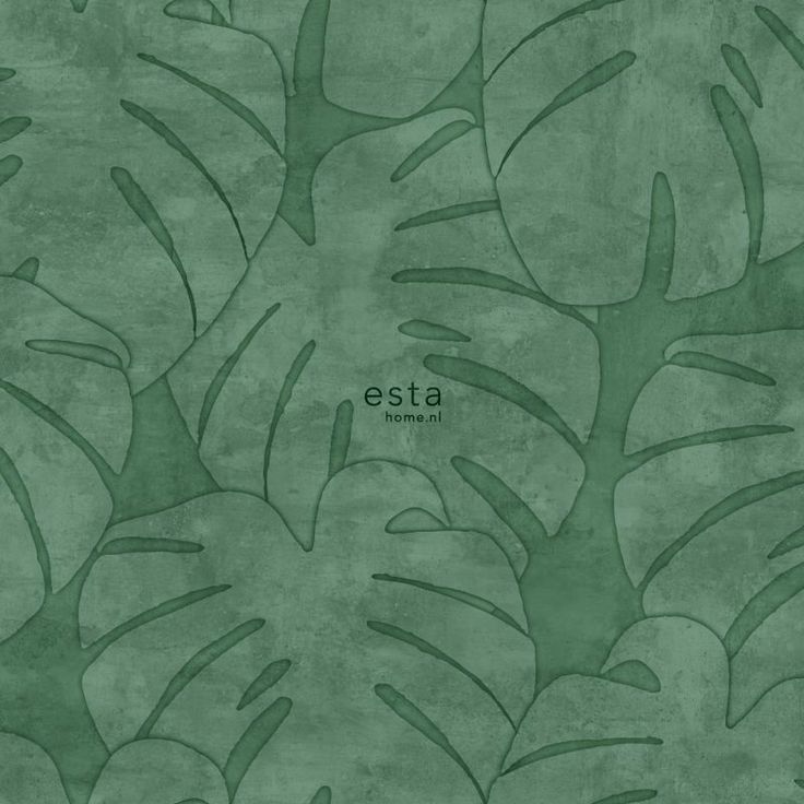 Tapetti ESTA Jungle Fever 139004, 0.53x10.05m, non-woven, vihreä