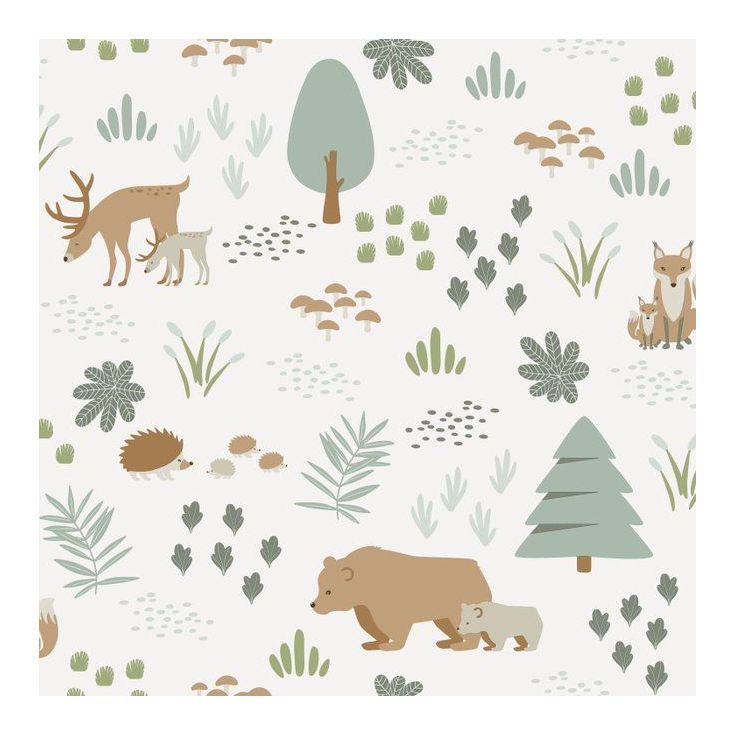 Lastenhuoneen tapetti Forest Friends 139247