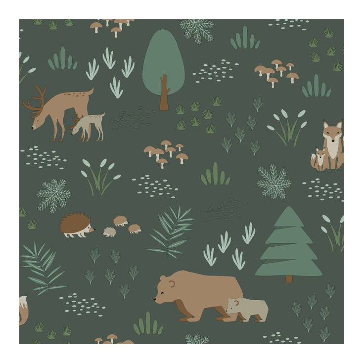 Lastenhuoneen tapetti Forest Friends 139249