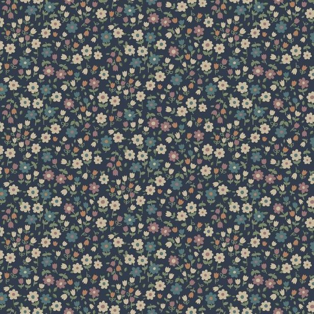 Tapetti Esta To The Moon And Back 139471, non-woven, sininen
