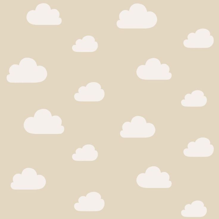 Tapetti Esta To The Moon And Back 139559, non-woven, pilvi, beige
