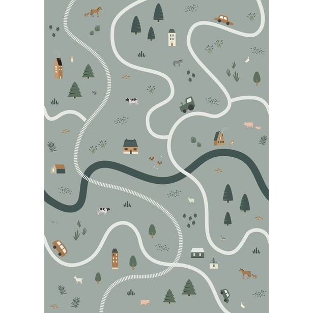 Kuvatapetti Forest Friends 159056, jatkettava, 2m x 2.79m