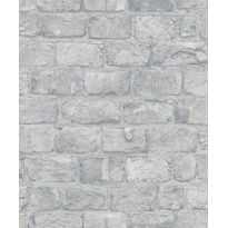 Tapetti Marburg Wallcoverings Urban Nature, non-woven, vinyylipinta, tummanharmaa/musta (34835)
