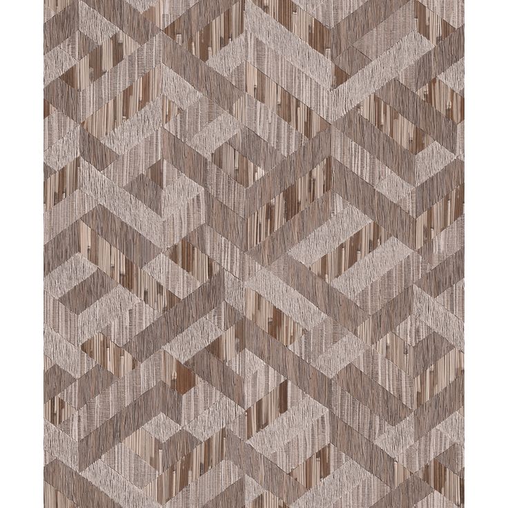 Tapetti Marburg Wallcoverings Boho geometrinen, non-woven, vinyylipinta, ruskea (35791)