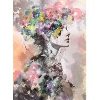 Kuvatapetti Marburg Papis Loveday Fashion Icon 35897, 1.98x2.70m, kukka, kasvi, non-woven, monivärinen