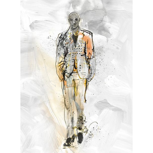 Kuvatapetti Marburg Papis Loveday Fashion Icon 35899, 1.98x2.70m, non-woven, beige