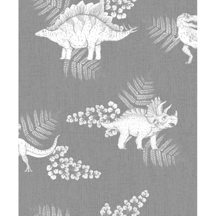 Lastenhuoneen tapetti Kids Walls 45803, vinyylipinta, harmaa