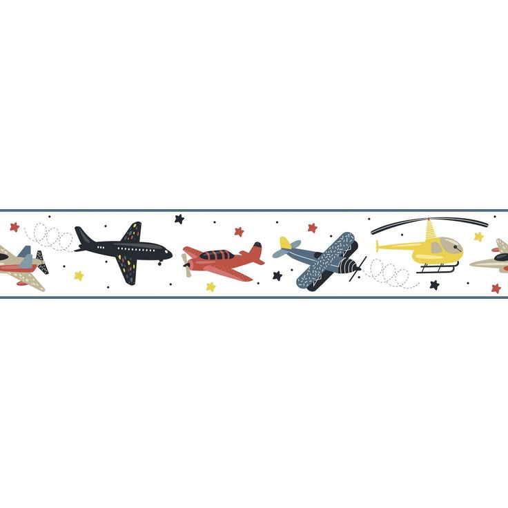Lastenhuoneen boordi Kids Walls 45820, vinyylipinta, 0.18x5m, monivärinen