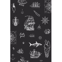 Tapetti Kids Walls 45842, vinyylipinta, musta