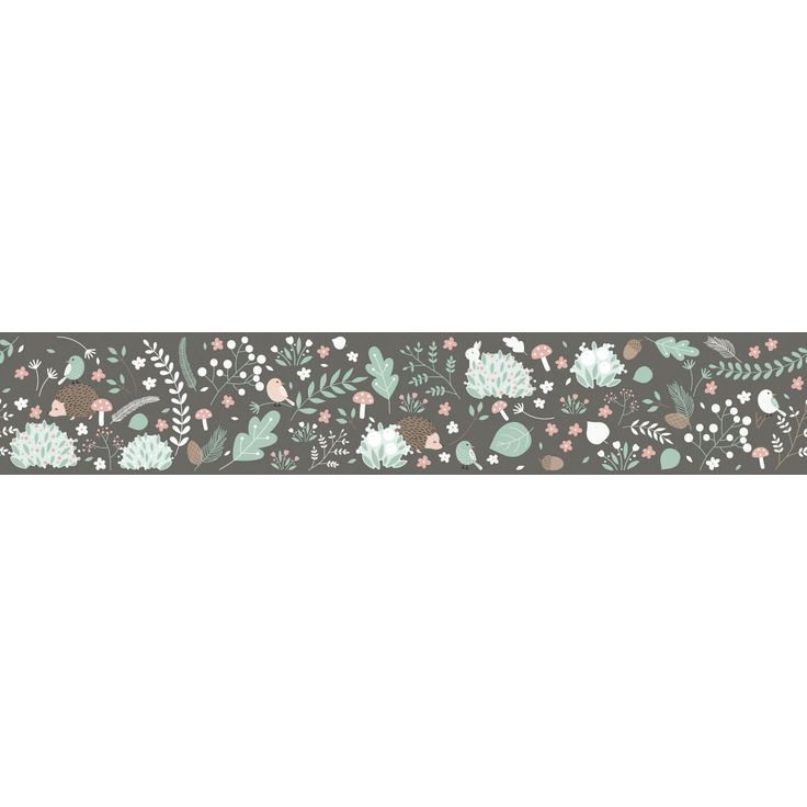 Lastenhuoneen boordi Kids Walls 45871, vinyylipinta, 0.18x5m, luonto, ruskea