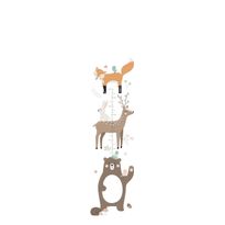 Mittapuu Kids Walls 45874, vinyylipinta, 0.53x2.7m, ruskea