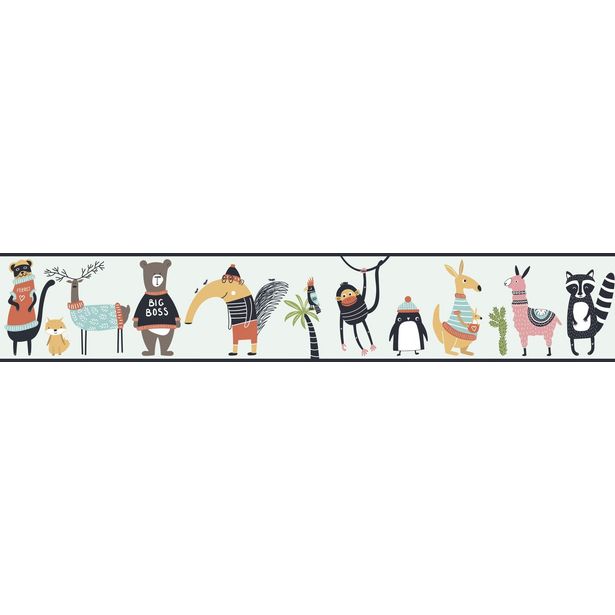Boordi Kids Walls 45876, vinyylipinta, 0.18x5m, monivärinen