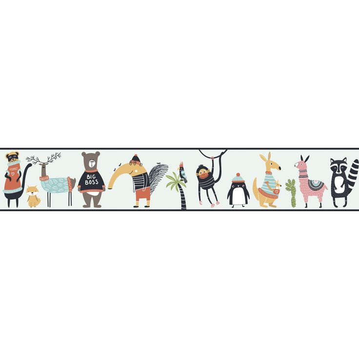 Lastenhuoneen boordi Kids Walls 45876, vinyylipinta, 0.18x5m, monivärinen