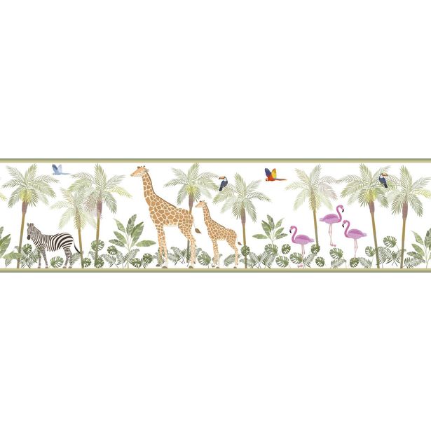 Tapetti Kids Walls 45881, vinyylipinta, 0.27x5m, vihreä
