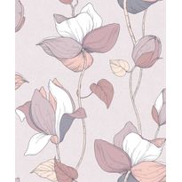 Tapetti Flora Lily, vinyylipinta, eri värejä