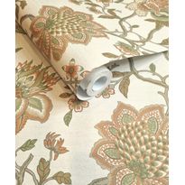 Tapetti Holden Decor The Lost Garden 91611, kukka, kasvi, vintage, non-woven, beige