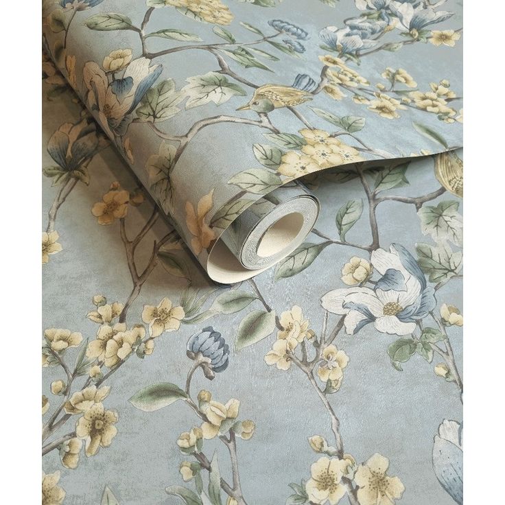 Tapetti Holden Decor The Lost Garden 91620-91623, lintu, kukka, non-woven, eri värejä