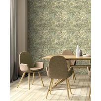 Tapetti Holden Decor The Lost Garden 91630, kasvi, kukka, non-woven, vihreä