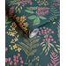 Tapetti Holden Decor The Lost Garden 91683, kasvi, kukka, non-woven, vihreä/keltainen