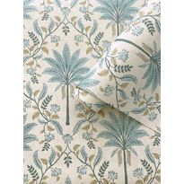 Tapetti Holden Decor Journey to the East 91791, kukka, kasvi, sininen