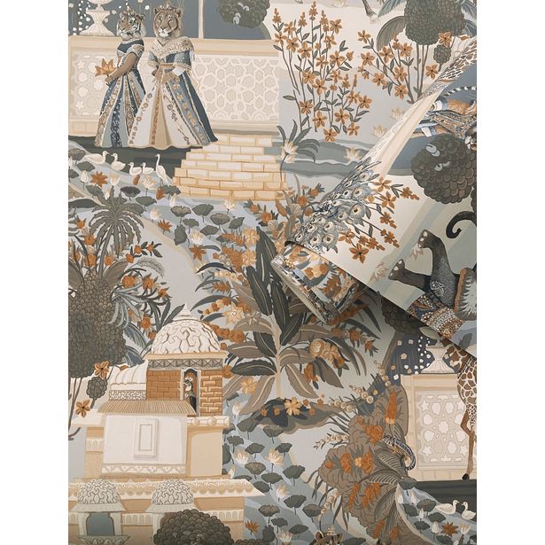 Tapetti Holden Decor Journey to the East 91800-91801, eläin, kasvi