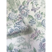 Tapetti Holden Decor Journey to the East 91832, kukka, kasvi, sininen