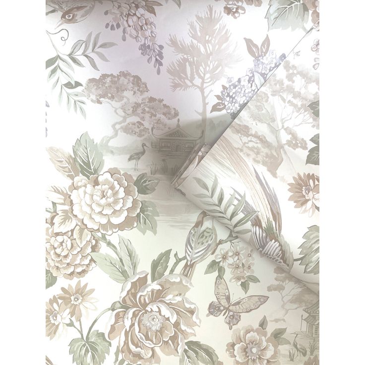 Tapetti Holden Decor Journey to the East 91830-91833, kukka, kasvi