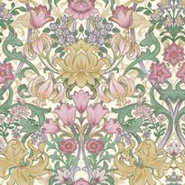 Tapetti Holden Decor Tales of the Manor 91902, kukka, kasvi, roosa