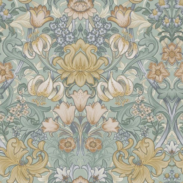 Tapetti Holden Decor Tales of the Manor 91900-91904, kukka, kasvi