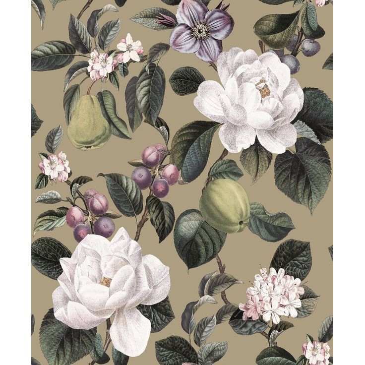 Tapetti Holden Decor Tales of the Manor 91910-91913, kukka, kasvi