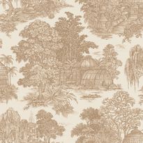 Tapetti Holden Decor Tales of the Manor 91972, kasvi, metsä, beige/ruskea