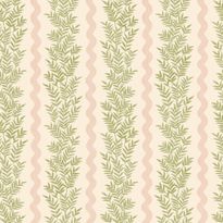 Tapetti Holden Decor Tales of the Manor 91980, kasvi, raita, vihreä