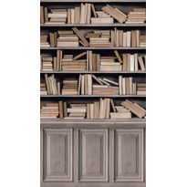 Kuvatapetti One Roll One Motif Bookshelf 2, 1.59x2.80m, non-woven