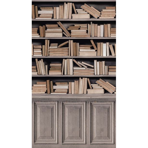 Kuvatapetti One Roll One Motif Bookshelf, 1.59x2.80m, non-woven