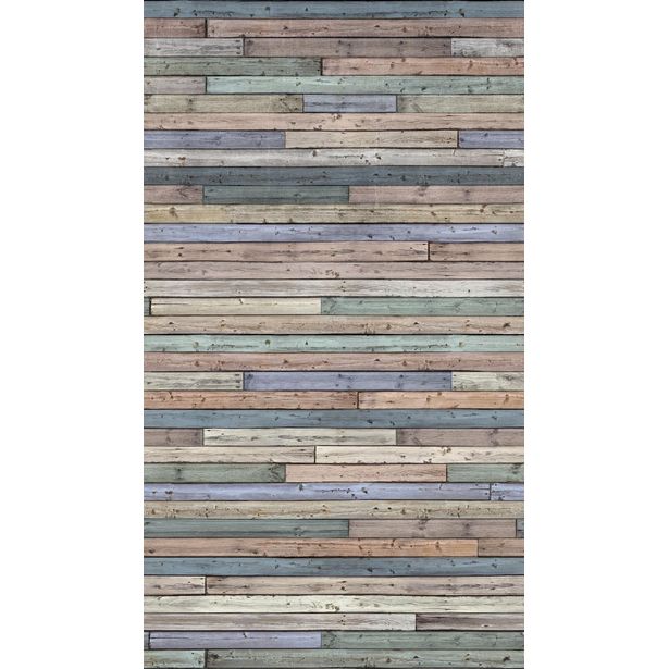 Kuvatapetti One Roll One Motif Coloured Wood, 1.59x2.80m, non-woven