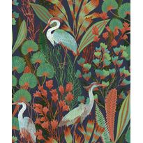 Tapetti Ciara Tropical Cranes, vinyylipinta, eri värejä