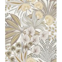 Tapetti Grandeco Karuna A69001-A69002, kasvi, kukka, non-woven, vinyylipinta, eri värejä