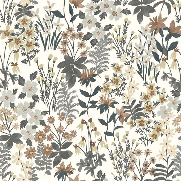 Tapetti Grandeco Arcadia A70901, non-woven, vinyylipinta, harmaa/ruskea