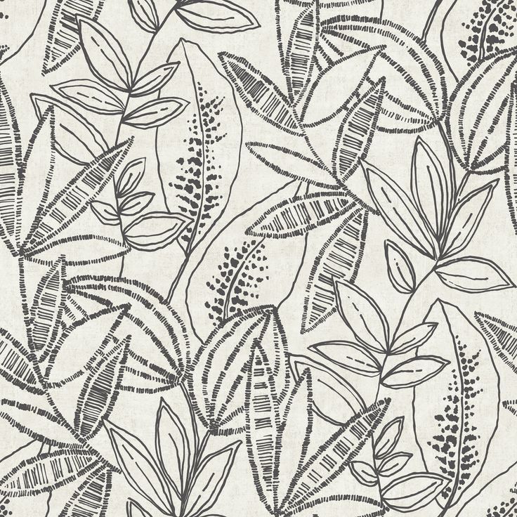 Tapetti Grandeco Karuna A71801-A71802, kasvi, non-woven, vinyylipinta, eri värejä