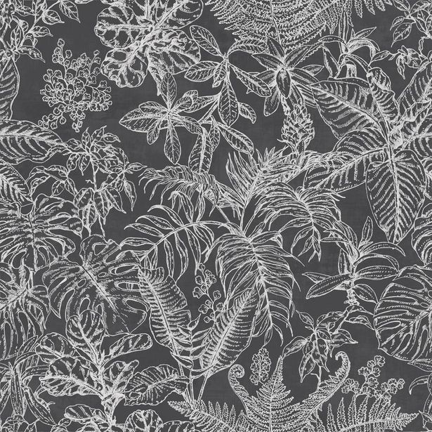Tapetti Essentials Ecodeco EE22548, 0.53x10.5m, tummanharmaa