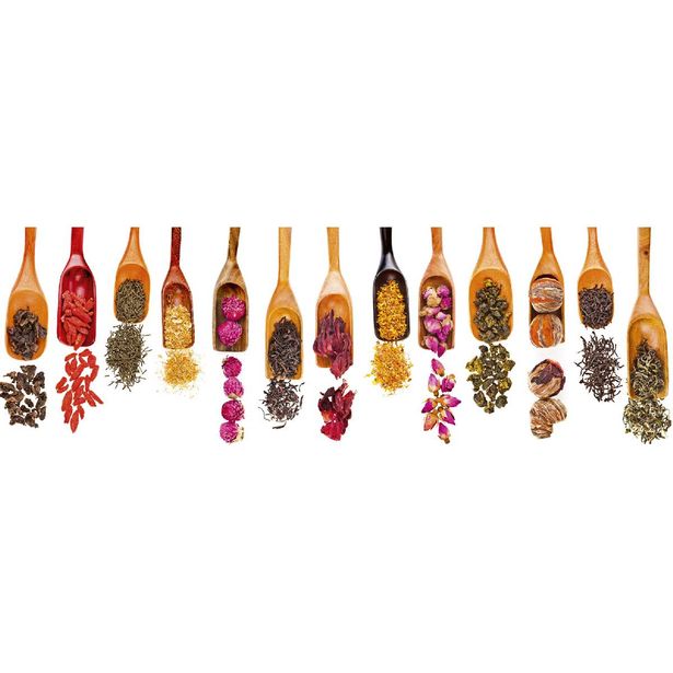 Välitilatarra Dimex Herbal Scoops, 180-350x60cm