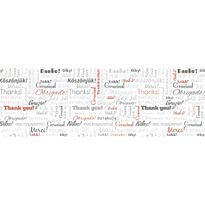 Välitilatarra Dimex Thank you, 180-350x60cm