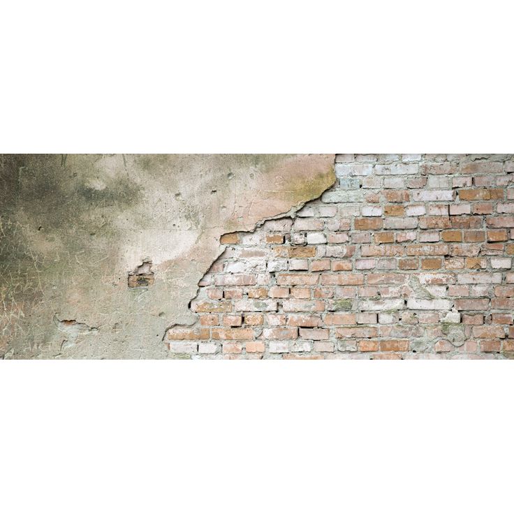Kuvatapetti Dimex Grunge Wall, 375x150cm, tiiliseinä