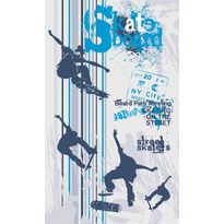 Kuvatapetti Dimex Skate, 150x250cm, sininen/harmaa
