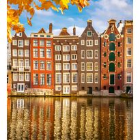 Maisematapetti Dimex Houses In Amsterdam, 225x250cm