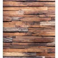 Kuvatapetti Dimex Wooden Wall, 225x250cm, ruskea, puukuosi